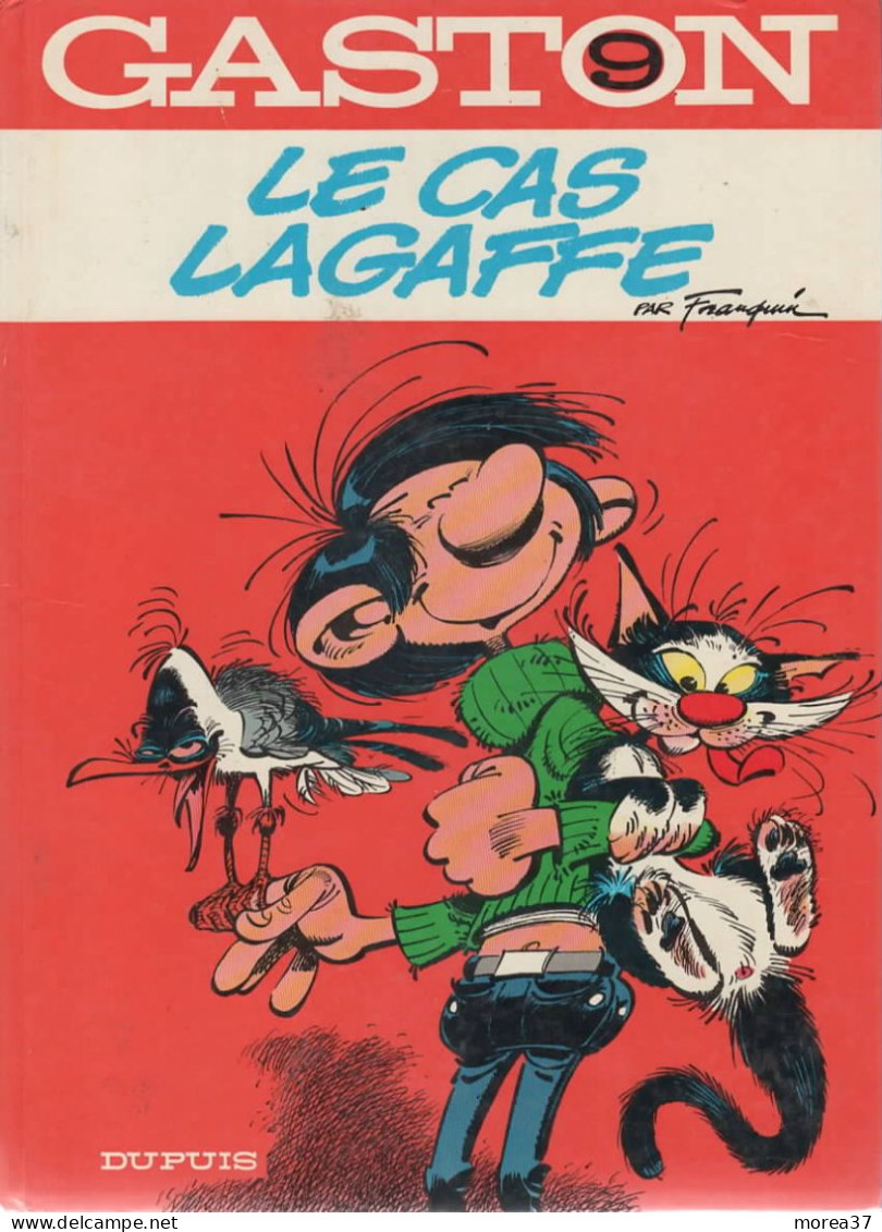 GASTON   "Le Cas Lagaffe "   Tome 9    FRANQUIN    DUPUIS - Gaston