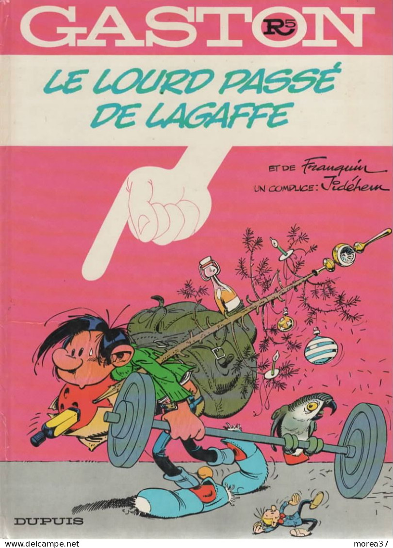 GASTON   "Le Lourd Passé De Lagaffe  "   Tome R5  FRANQUIN    DUPUIS - Gaston