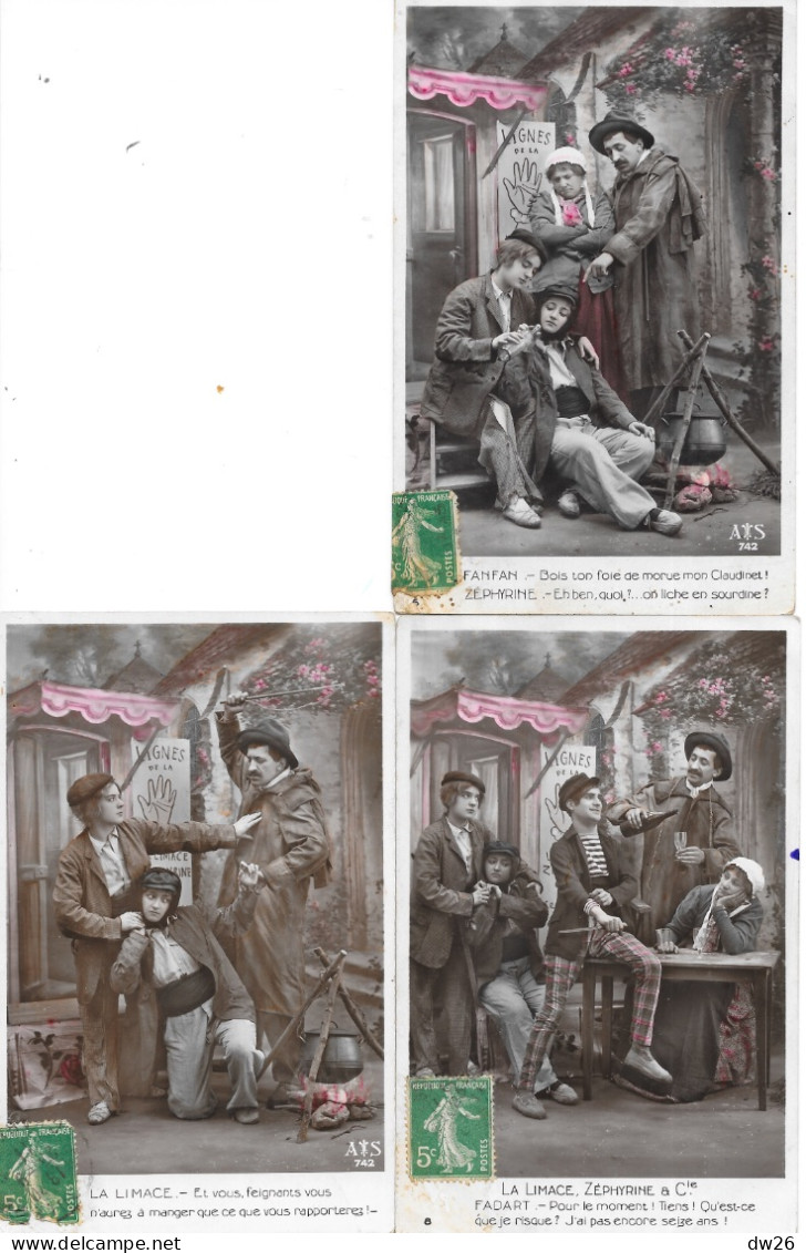 Fantaisie: Série A.S. 742 - 20 Cartes (incomplète, Manquent 2) L'Auberge Du Tourne-Bride (Fanfan, La Limace, Zéphyrine) - Collections & Lots