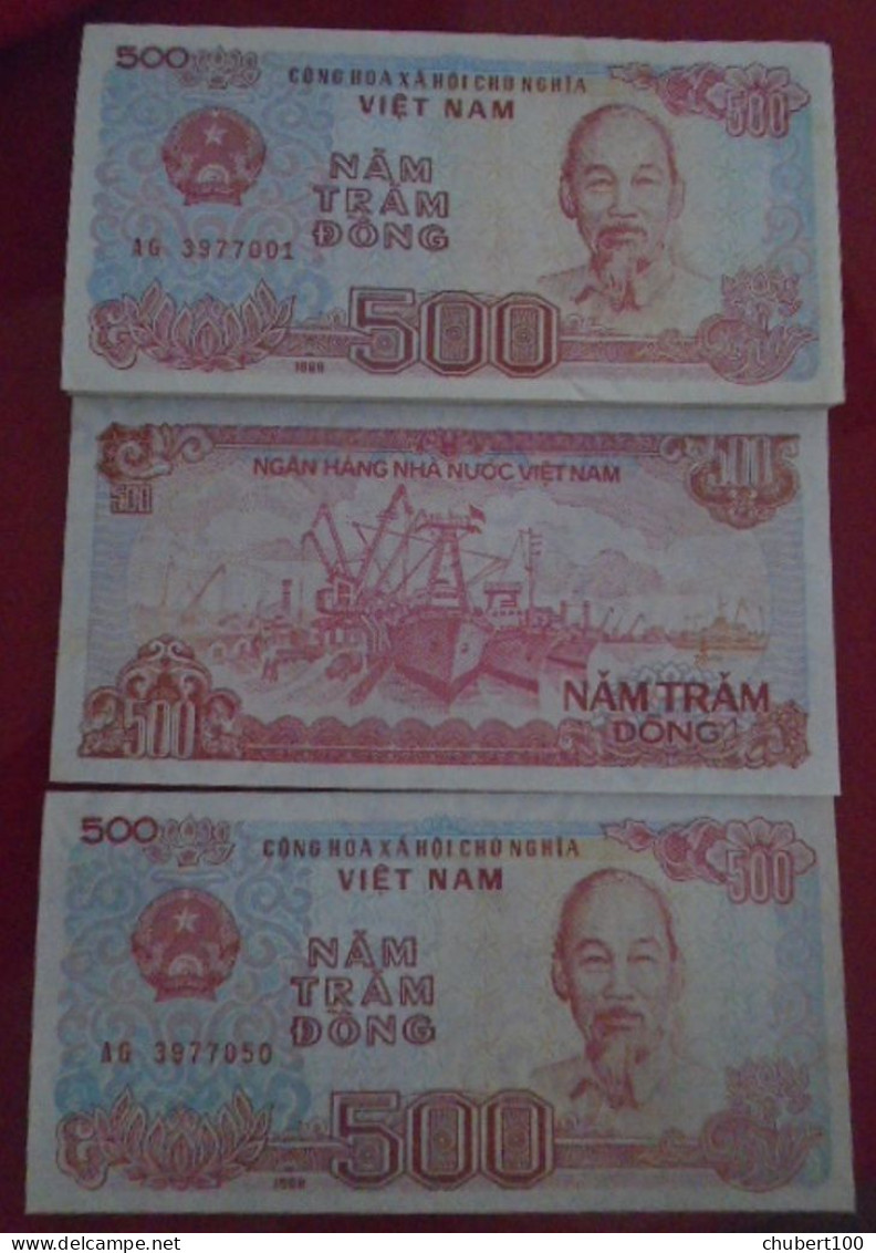 VIETNAM, P 101 ,  500 Dong , 1988 , Bundle Of 50 Notes  UNC  Neuf - Viêt-Nam