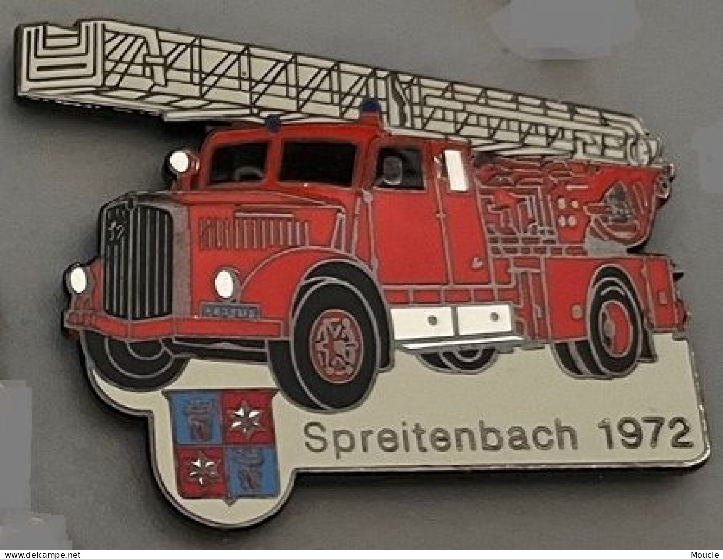 CAMION SAPEURS POMPIERS - SPREITENBACH 1972 - SUISSE - SCHWEIZ - TRUCK - FEUERWEHRMANN - FIREFIGHTER - EGF - N°372 -(32) - Feuerwehr