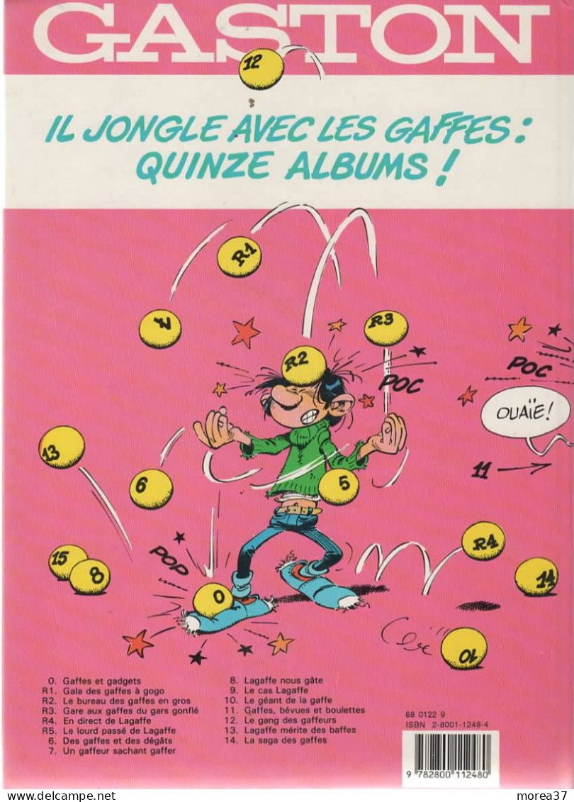 GASTON   "Gaffes Et Gadgets  "   Tome R0  FRANQUIN / JIDEHEM   DUPUIS - Gaston