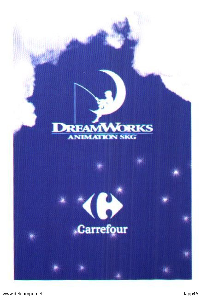 DreamWorks >Animation Skg > Carrefour > 10 cartes > Réf T v 13/2/6