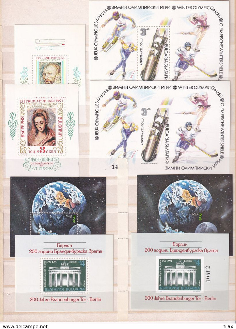 LOT BUL 91CY2 - Bulgaria 1991 - Complete Year MNH - Años Completos