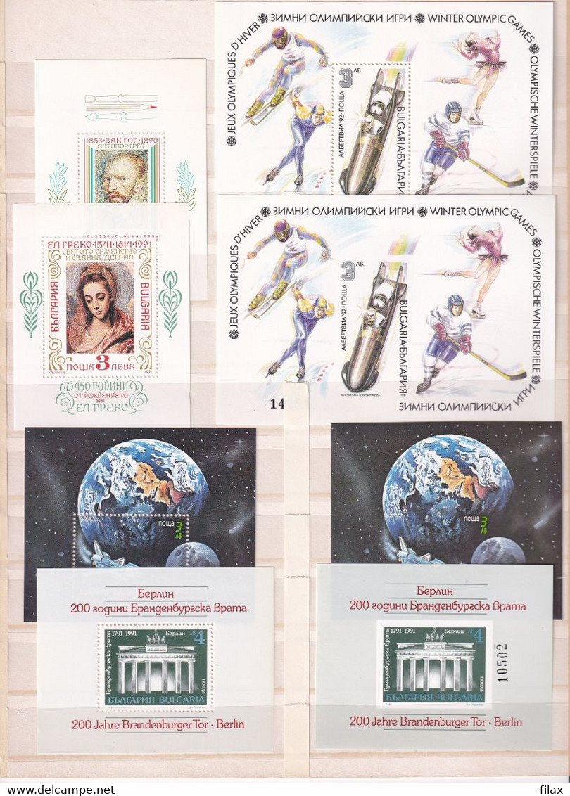 LOT BUL 91CY2 - Bulgaria 1991 - Complete Year MNH - Années Complètes