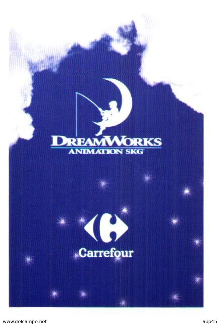 DreamWorks >Animation Skg > Carrefour > 10 cartes > Réf T v 13/2/7