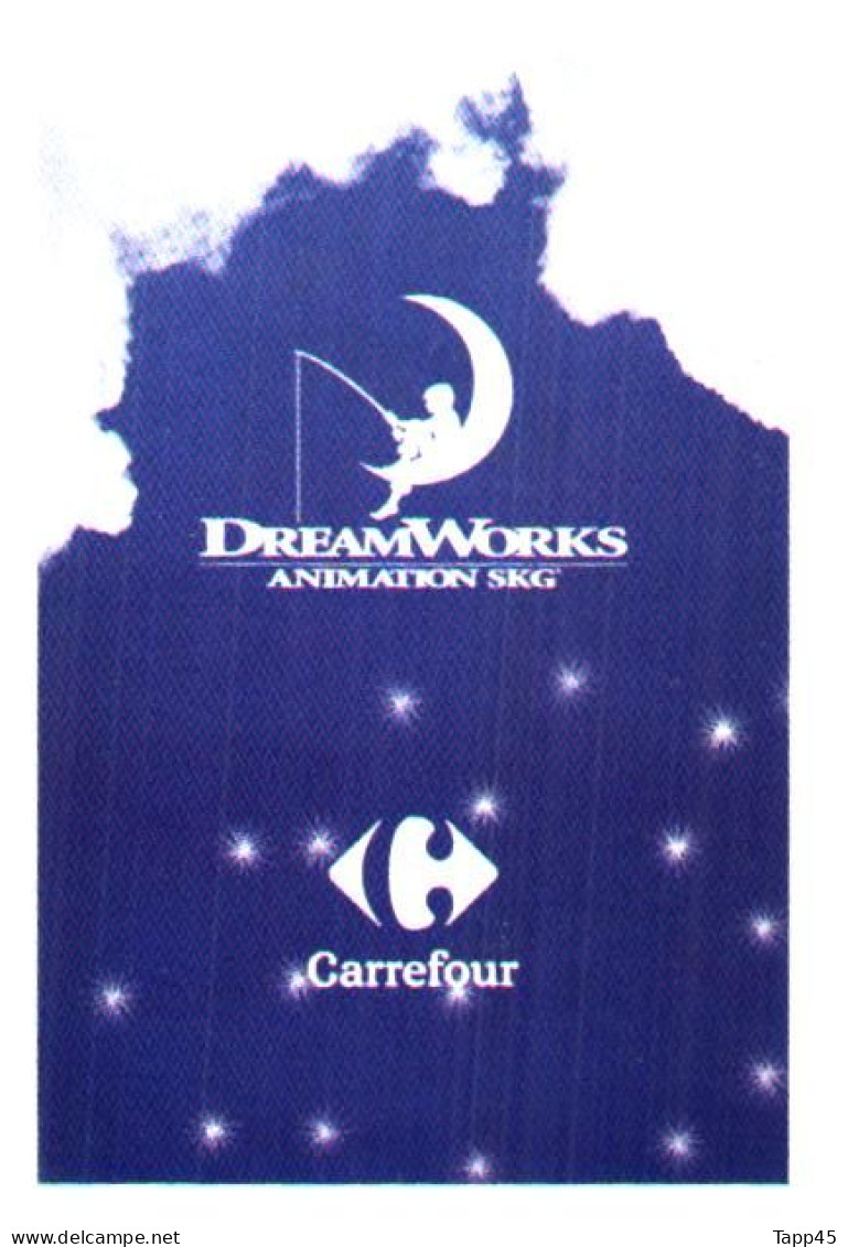 DreamWorks >Animation Skg > Carrefour > 10 cartes > Réf T v 13/2/7