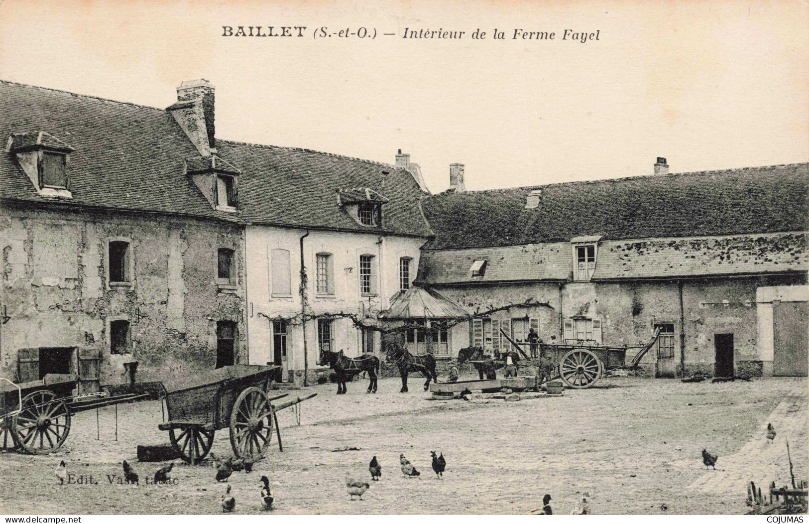 95 - BAILLET - S17744 - Intérieur De La Ferme Fayel - Agriculture - En L'état - Baillet-en-France