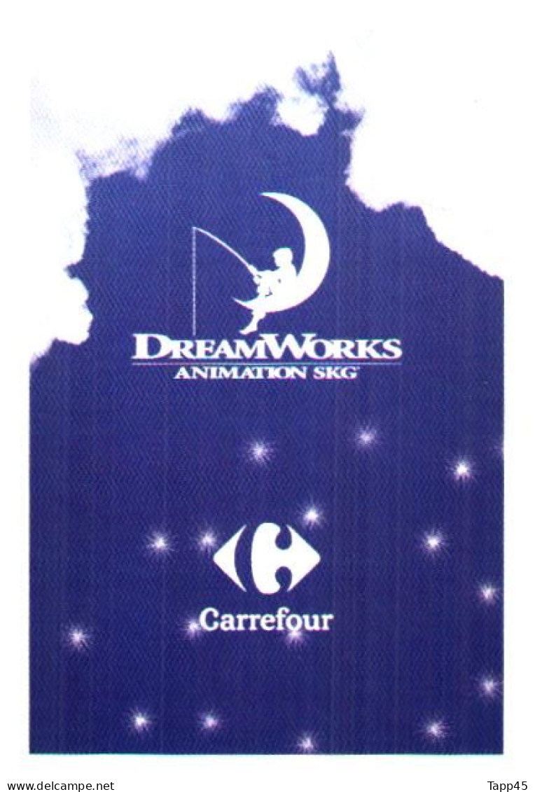 DreamWorks >Animation Skg > Carrefour > 10 cartes > Réf T v 13/2/8