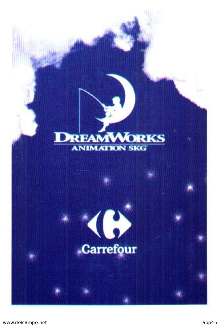DreamWorks >Animation Skg > Carrefour > 10 cartes > Réf T v 13/2/8