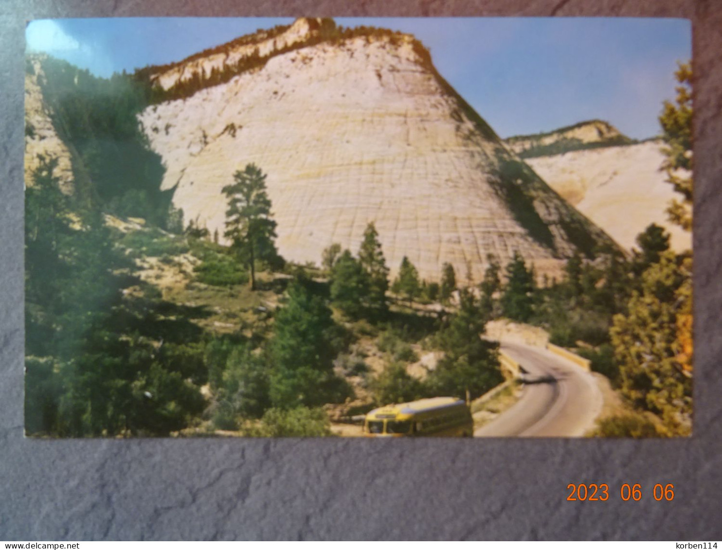 CHECKERBOARD MESA ZION NATIONAL PARK - Zion