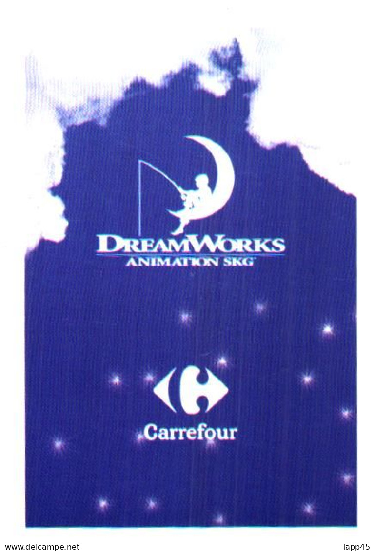 DreamWorks >Animation Skg > Carrefour > 10 cartes > Réf T v 13/2/9