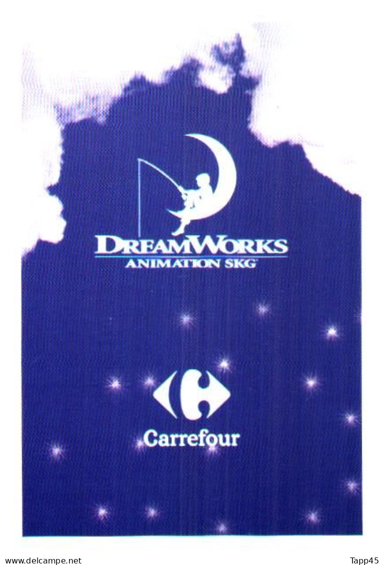 DreamWorks >Animation Skg > Carrefour > 10 cartes > Réf T v 13/2/9