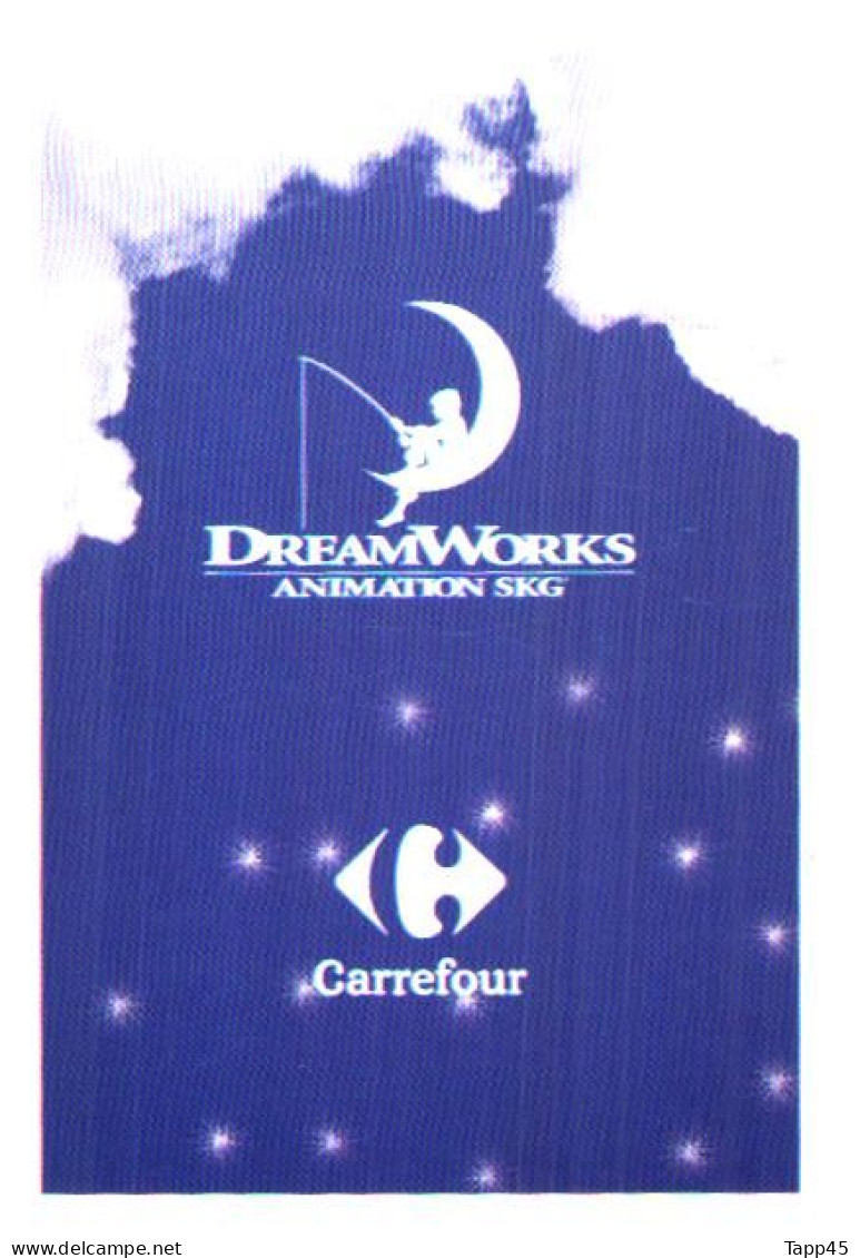 DreamWorks >Animation Skg > Carrefour > 10 cartes > Réf T v 13/2/10