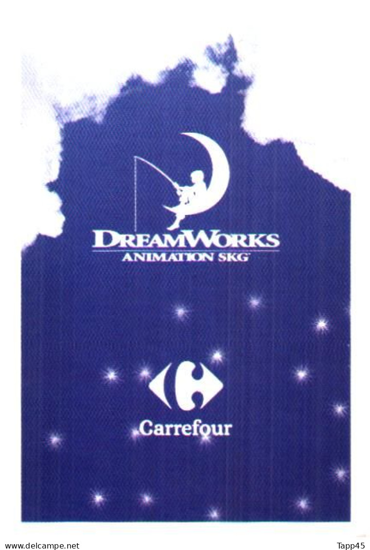 DreamWorks >Animation Skg > Carrefour > 10 cartes > Réf T v 13/2/10