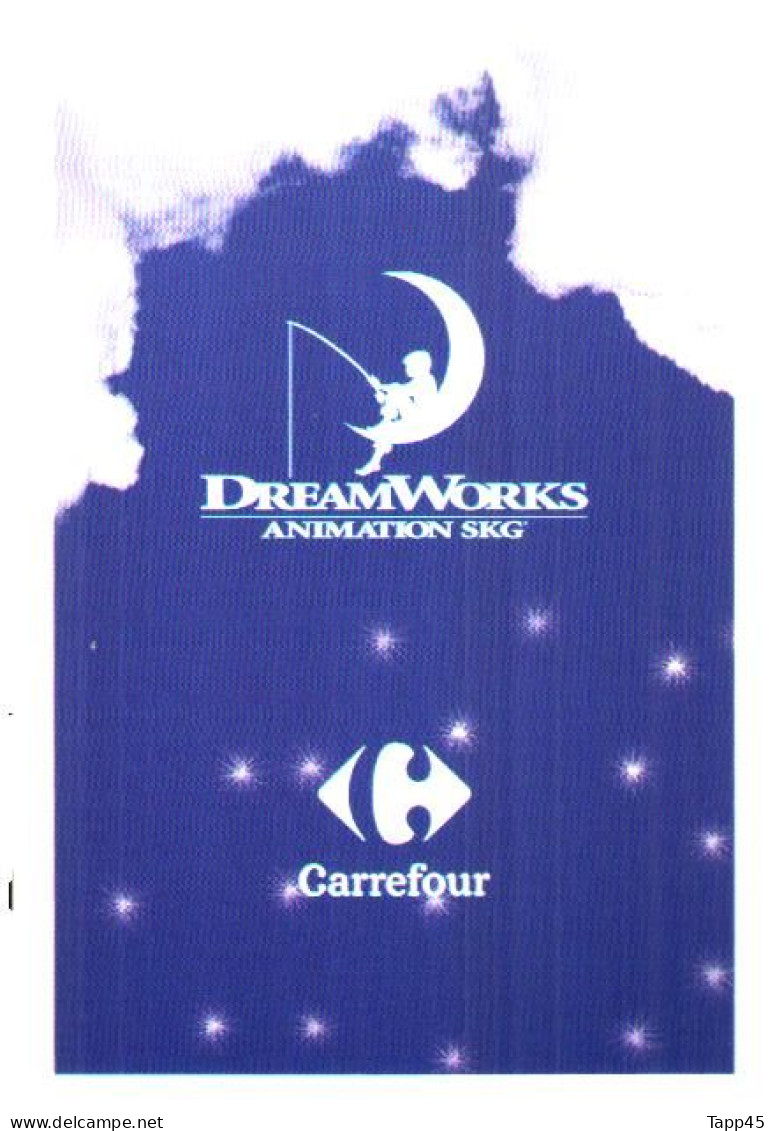 DreamWorks >Animation Skg > Carrefour > 10 cartes > Réf T v 13/2/10