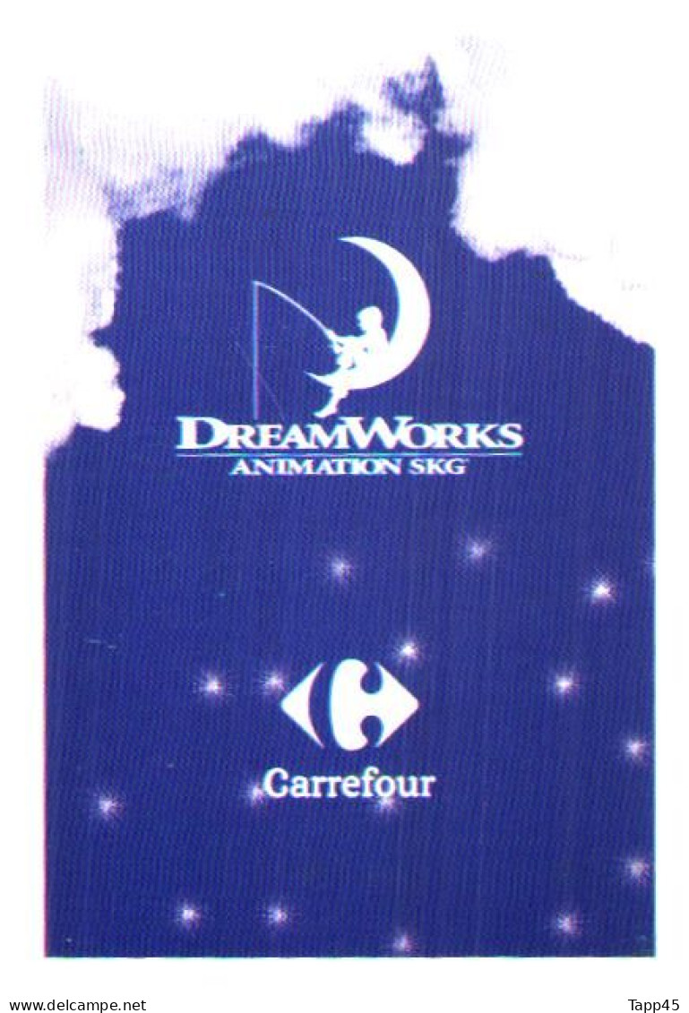 DreamWorks >Animation Skg > Carrefour > 10 cartes > Réf T v 13/2/11