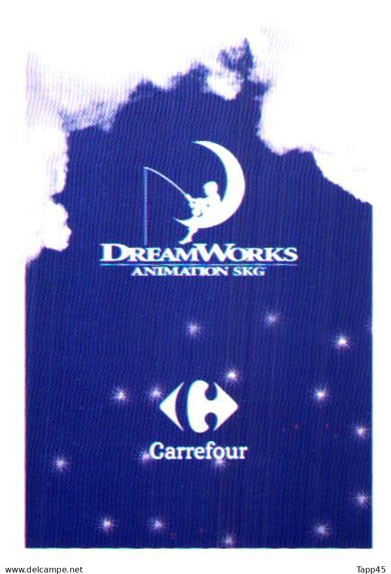 DreamWorks >Animation Skg > Carrefour > 10 cartes > Réf T v 13/2/11