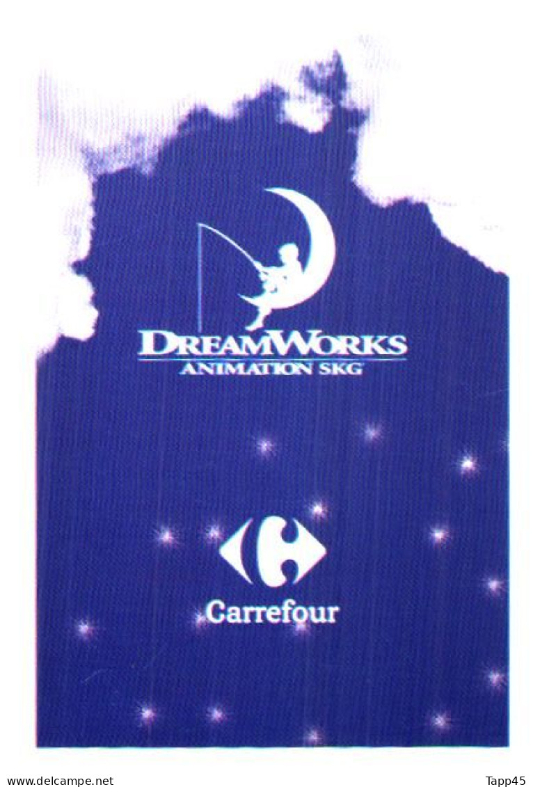DreamWorks >Animation Skg > Carrefour > 10 cartes > Réf T v 13/2/11