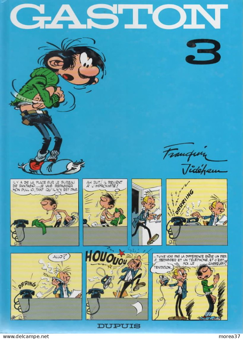 GASTON   Tome 3   (Nouvelle édition)   FRANQUIN / JIDEHEM  DUPUIS - Gaston