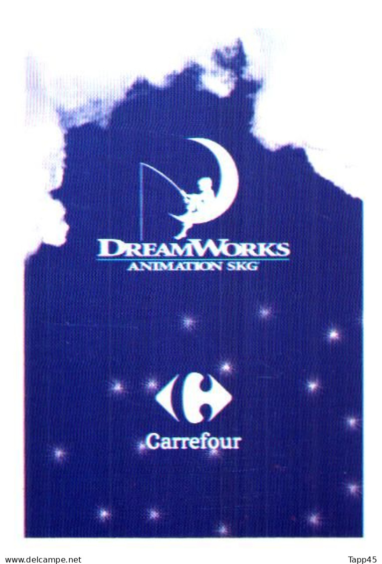 DreamWorks >Animation Skg > Carrefour > 10 cartes > Réf T v 13/12