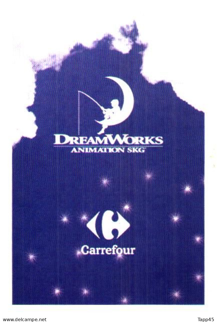 DreamWorks >Animation Skg > Carrefour > 10 cartes > Réf T v 13/12