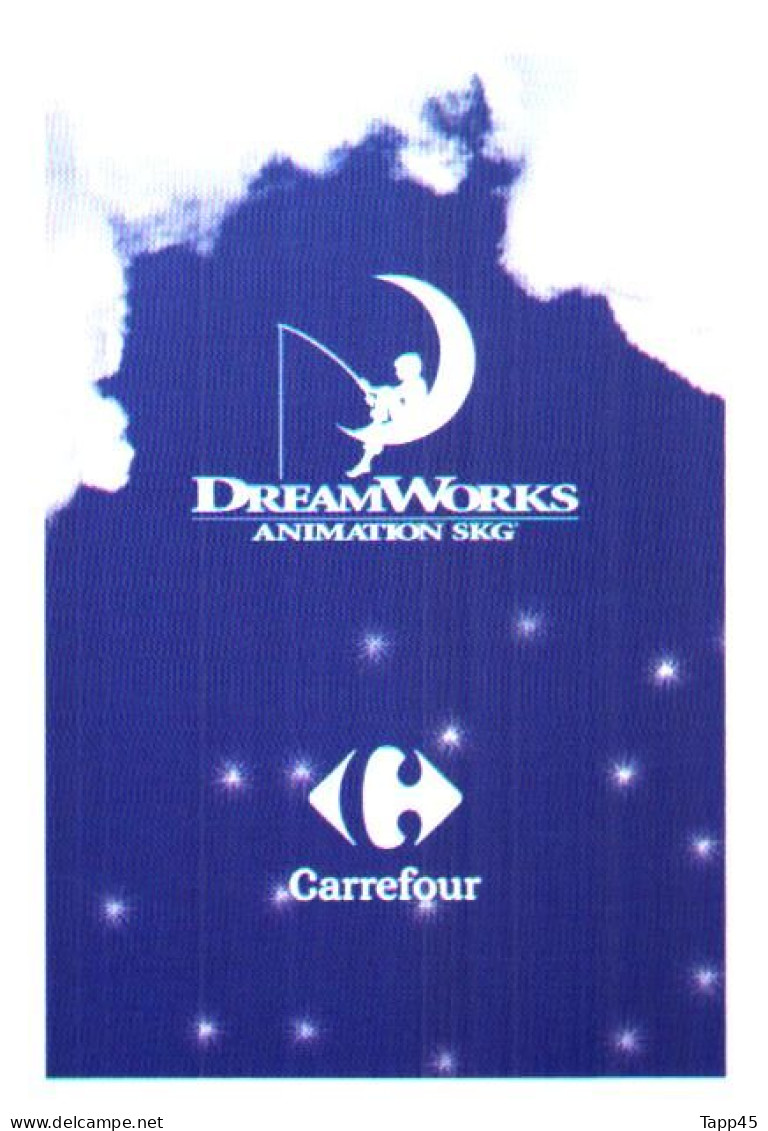 DreamWorks >Animation Skg > Carrefour > 10 cartes > Réf T v 13/12