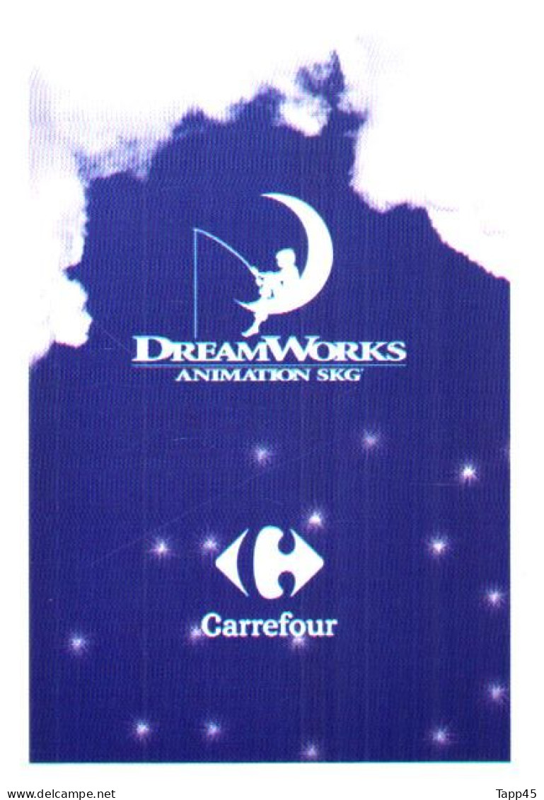 DreamWorks >Animation Skg > Carrefour > 10 cartes > Réf T v 13/12