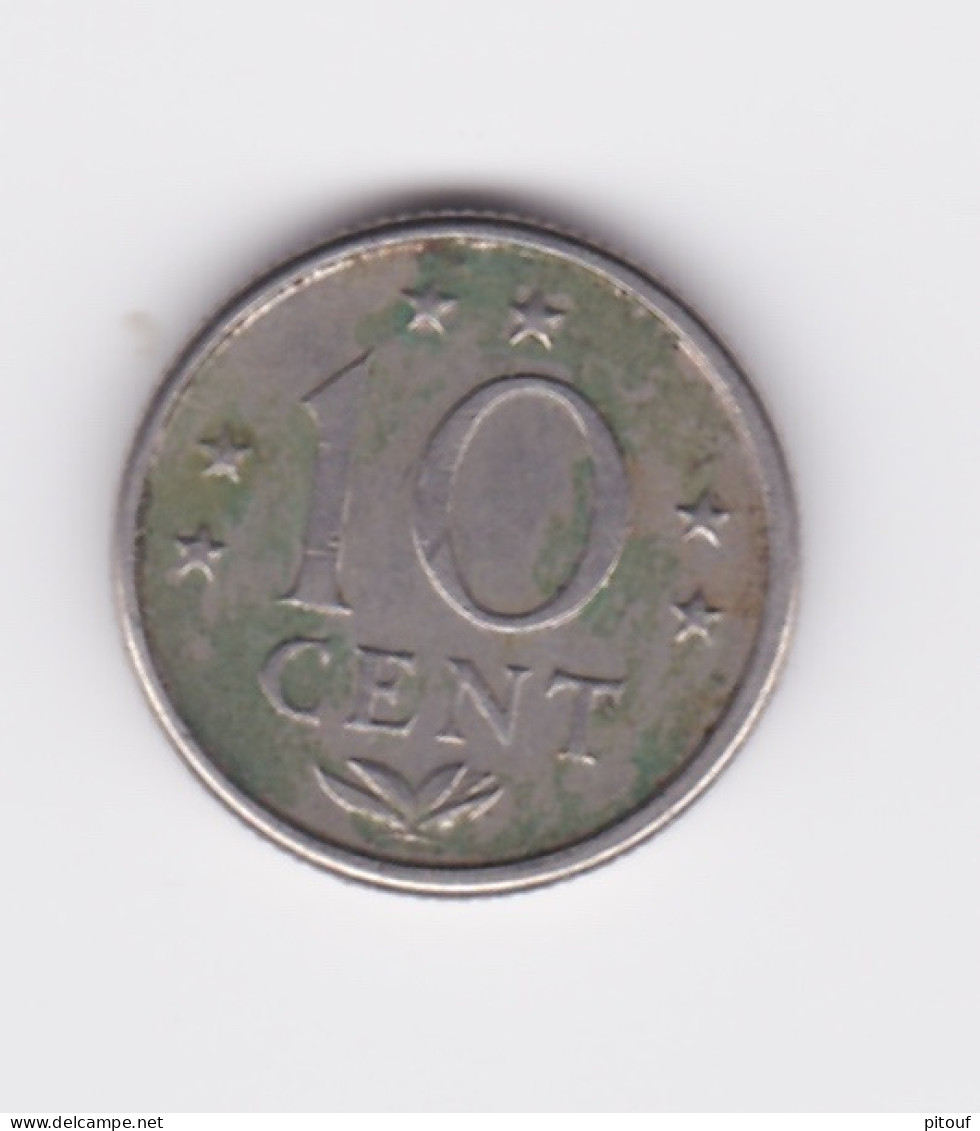 10 Cents Antilles Néerlandaises 1976 TTB - Caraibi Britannici (Territori)