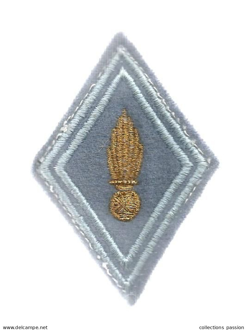 écusson Tissu, Insigne De Bras De L'école Nationale Des Sous Officiers, 2 Scans - Patches
