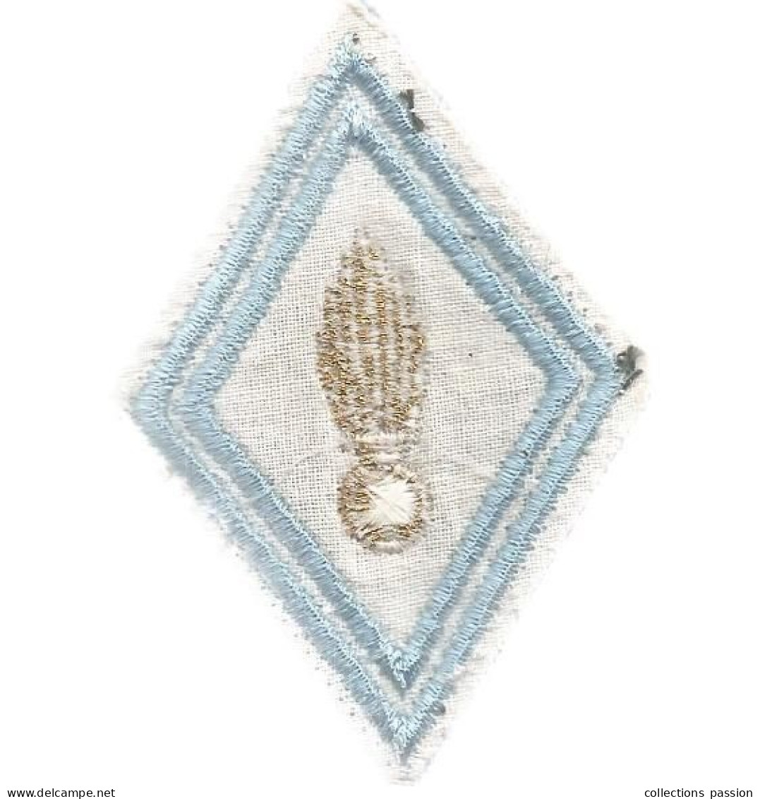 écusson Tissu, Insigne De Bras De L'école Nationale Des Sous Officiers, 2 Scans - Blazoenen (textiel)