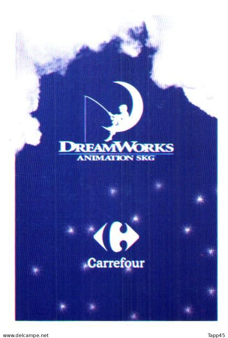 DreamWorks >Animation Skg > Carrefour > 10 cartes > Réf T v 13/3/14