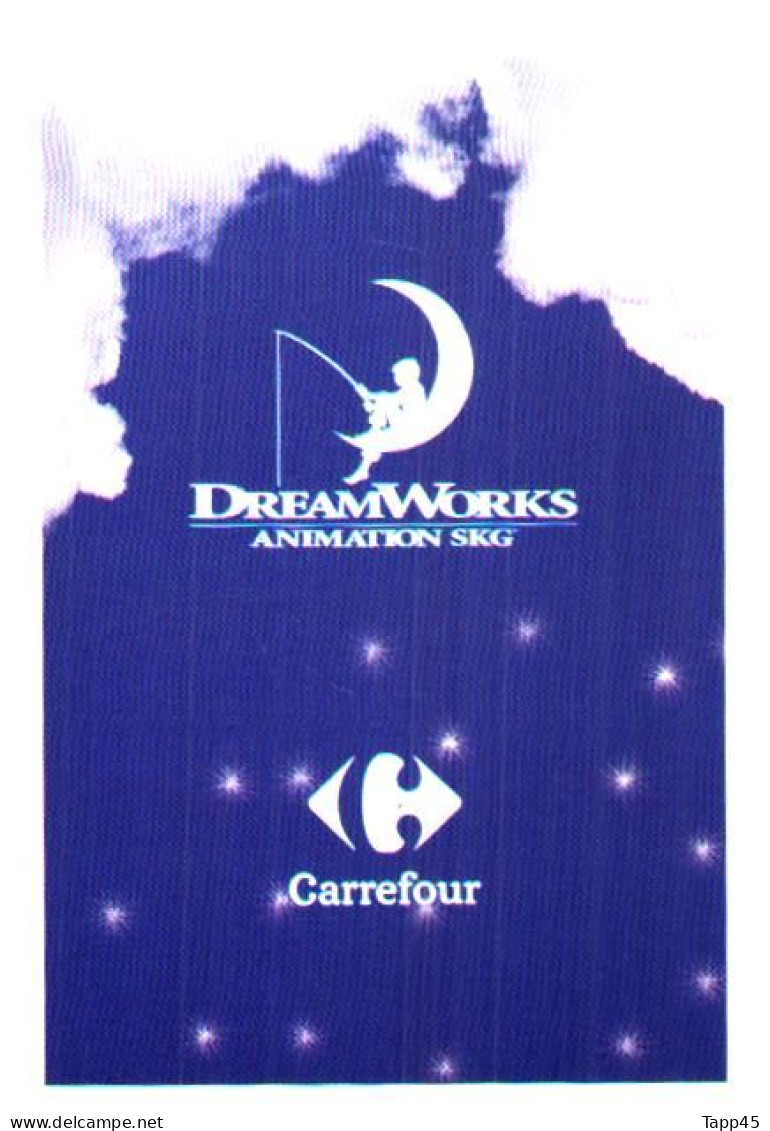 DreamWorks >Animation Skg > Carrefour > 10 cartes > Réf T v 13/3/14