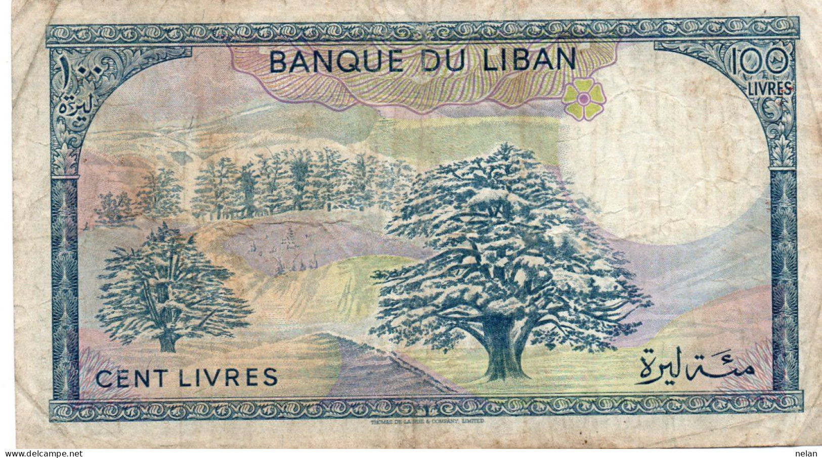 LEBANON 100 LIVRES 1988  P-66d - Liban