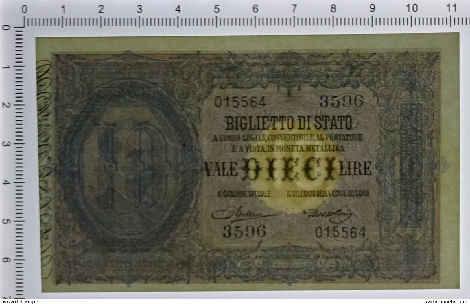 10 LIRE BIGLIETTO DI STATO EFFIGE UMBERTO I 19/05/1923 FDS-/FDS - Sonstige