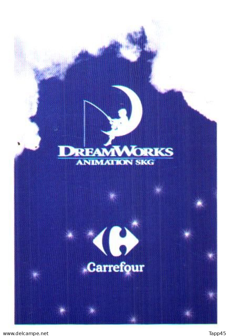 DreamWorks >Animation Skg > Carrefour > 10 cartes > Réf T v 13/3/15