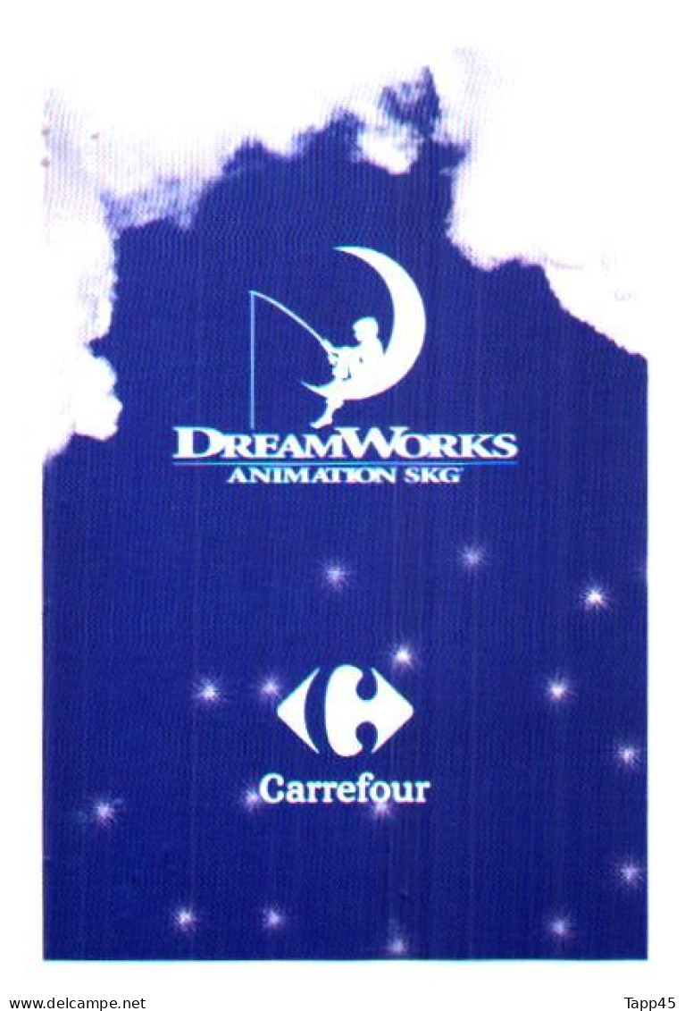 DreamWorks >Animation Skg > Carrefour > 10 cartes > Réf T v 13/3/15