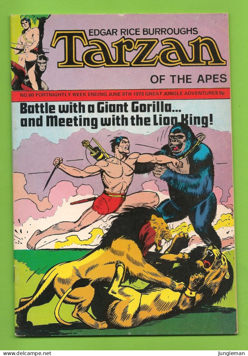 Tarzan Of The Apes - 2ème Série # 60 - John Celardo - Published Williams Publishing - In English - June 1973 - TBE/Neuf - Autres Éditeurs