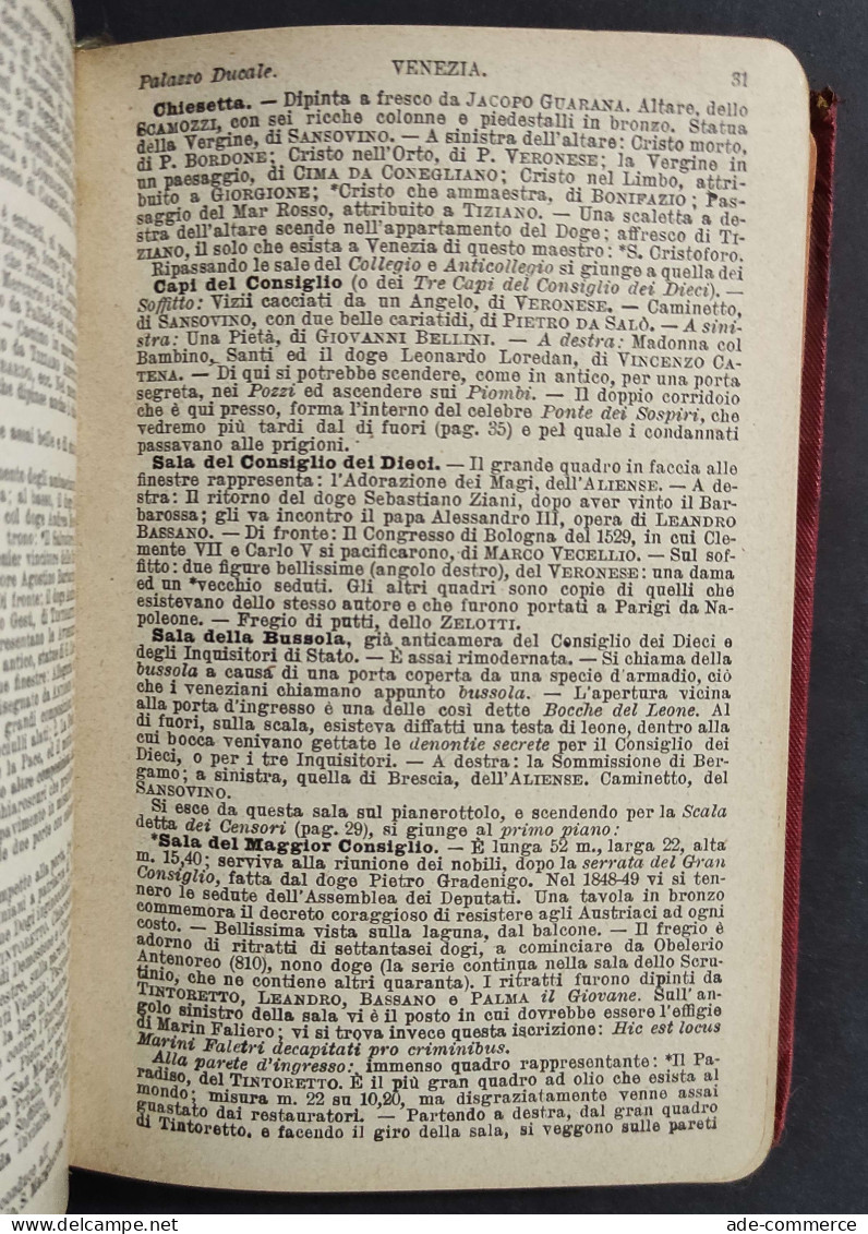 Venezia E Il Veneto - Trento-Trieste-Istria - Ed. Treves - 1909                                                          - Toerisme, Reizen