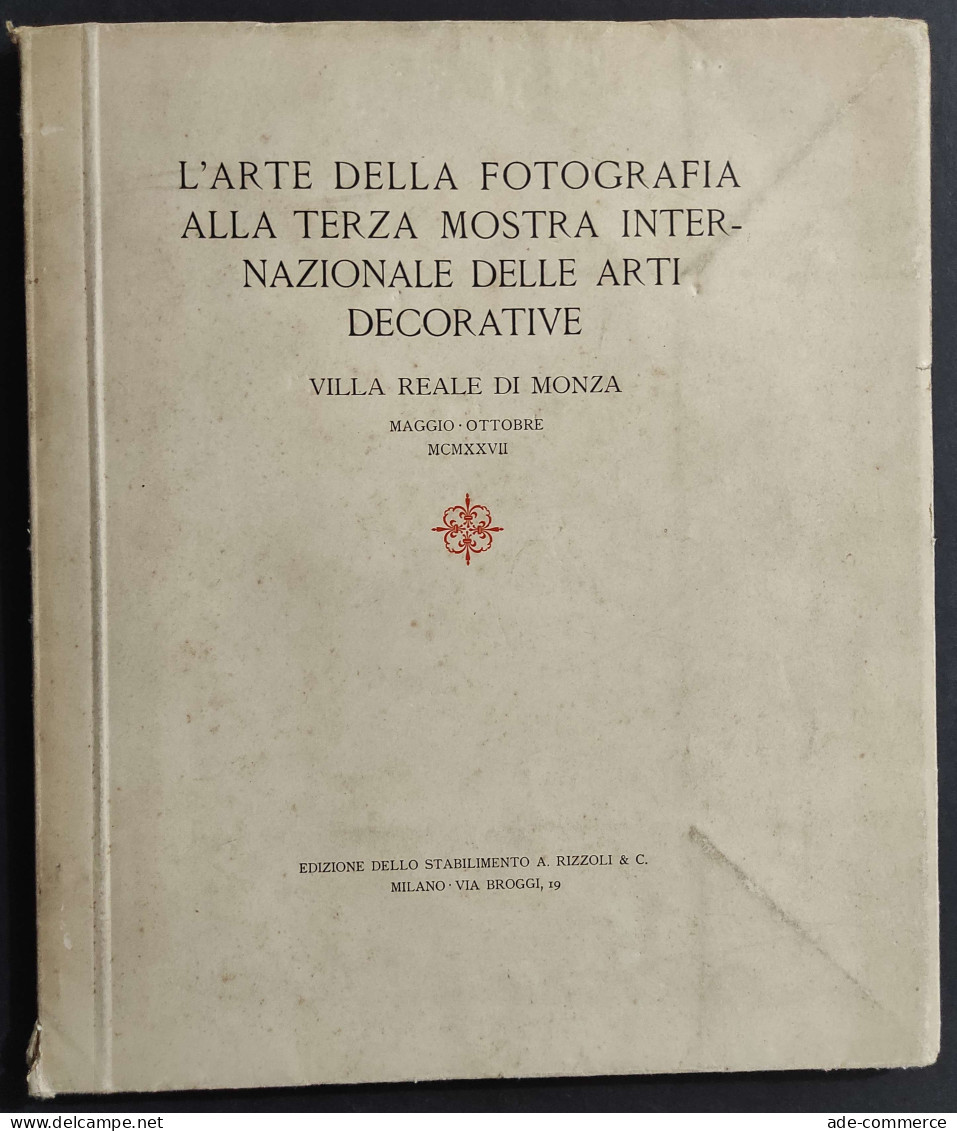 Arte Fotografia Terza Mostra Arti Decorative - Villa Reale Monza - 1927                                                  - Fotografie
