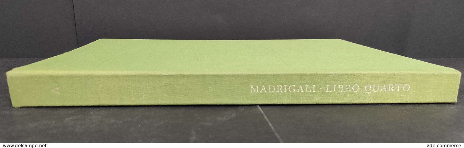 Madrigali A 5 Voci - Libro Quarto - Vol.5 Tomo V - C. Monteverdi - 1974                                                  - Cinema & Music