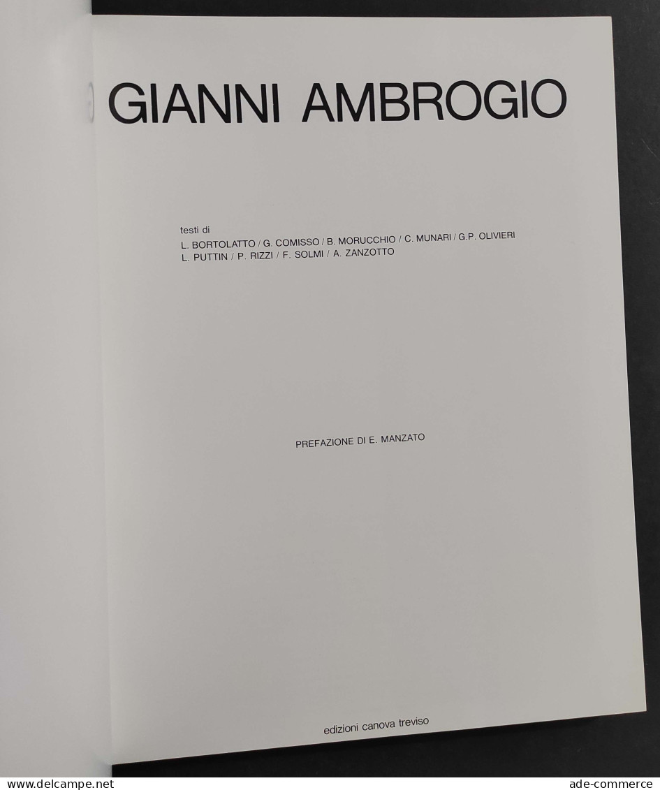 Gianni Ambrogio - Ed. Canova - 1981                                                                                      - Arte, Antigüedades