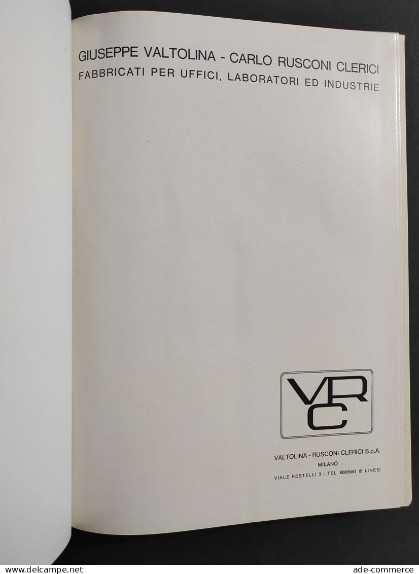 Valtolina - Rusconi Clerici S.p.a - Fabbricati Per Uffici Laboratori Ed Industrie - 1969                                 - Kunst, Antiek