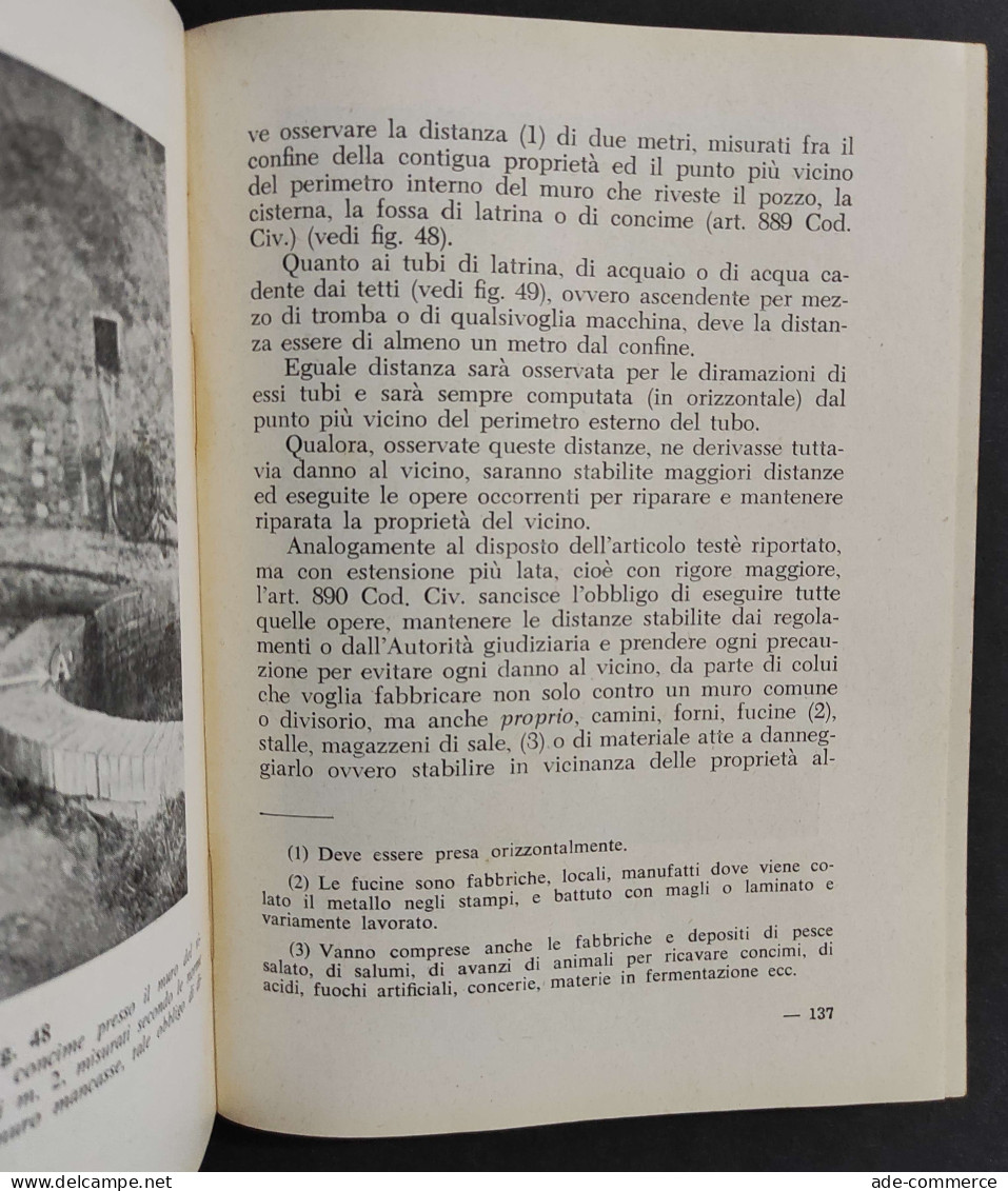 Il Codice Della Proprietà Edilizia E Rurale - C. Manaresi - Ed. Lavagnolo                                               - Collectors Manuals