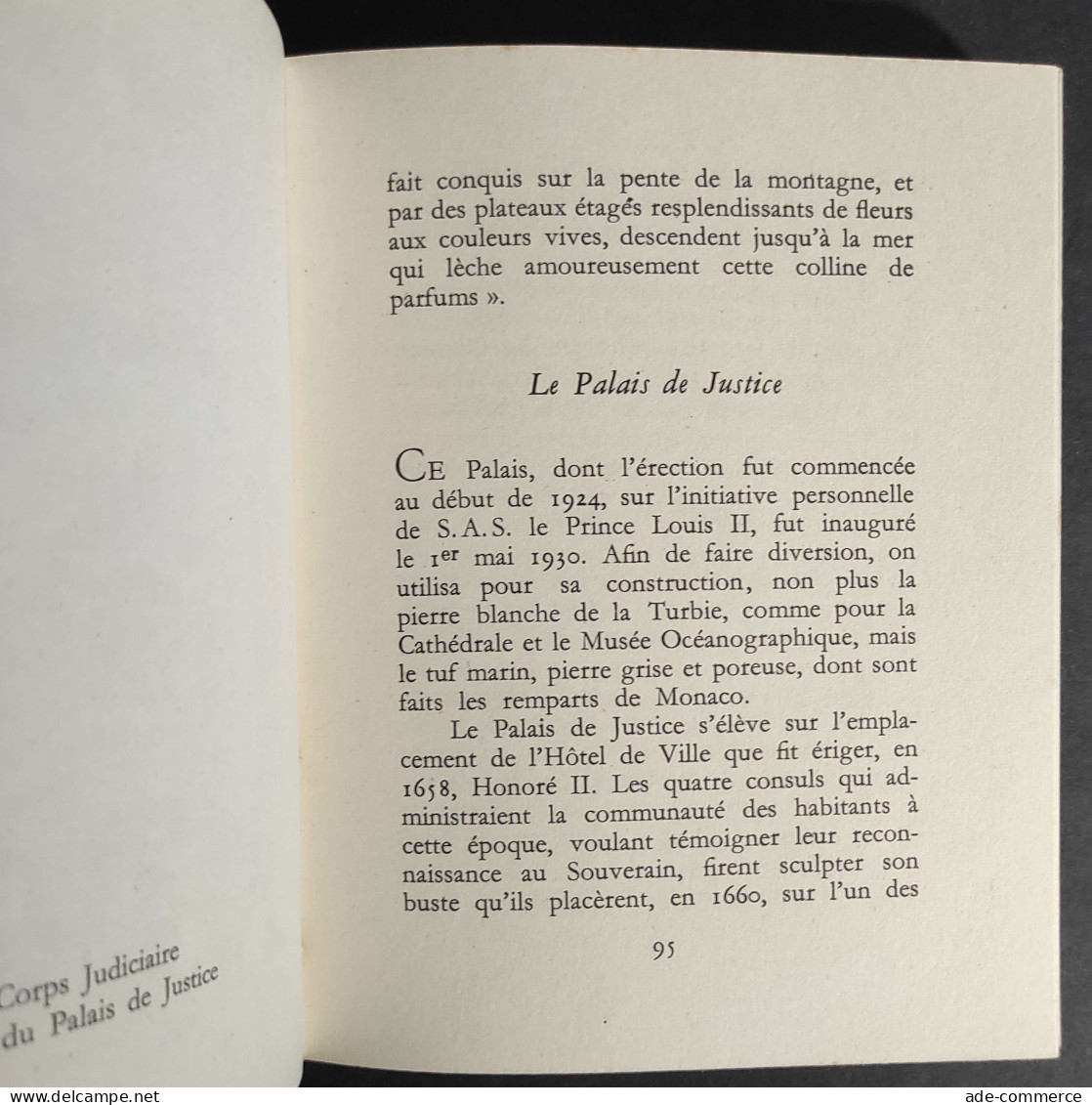 Les Trois Villes De Monaco - G. Ollivier - Ed. Imp. Nationale De Monaco - 1951                                           - Toerisme, Reizen