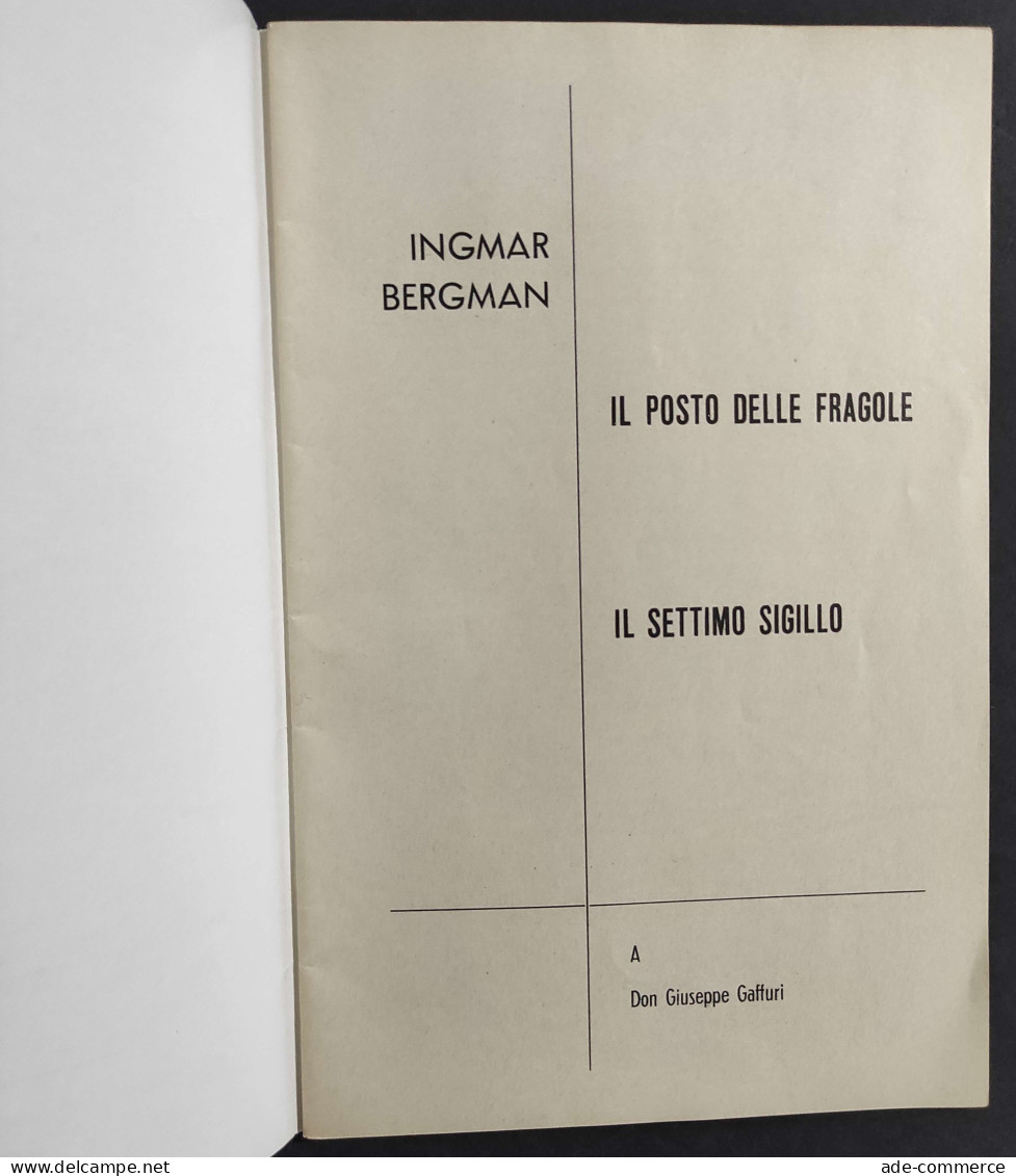 Il Posto Delle Fragole - Il Settimo Sigillo - I. Bergman - 1960 - C. Studi Cinematografici Milano                        - Cinema & Music