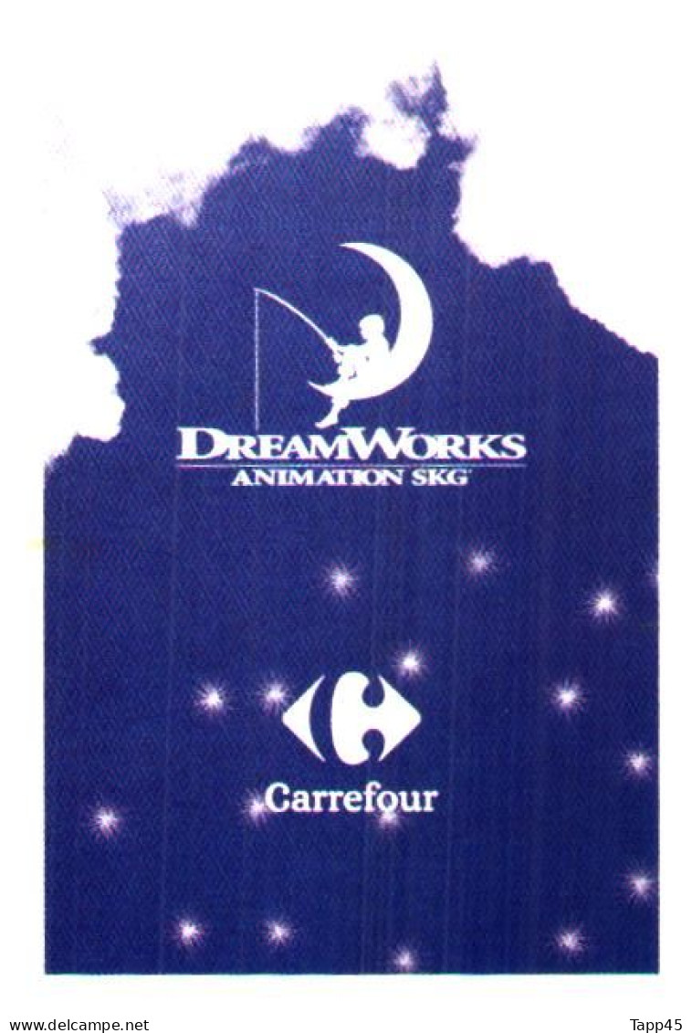 DreamWorks >Animation Skg > Carrefour > 10 cartes > Réf T v 13/3/18