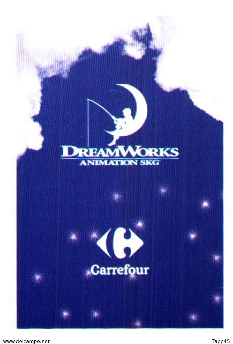 DreamWorks >Animation Skg > Carrefour > 10 cartes > Réf T v 13/3/18