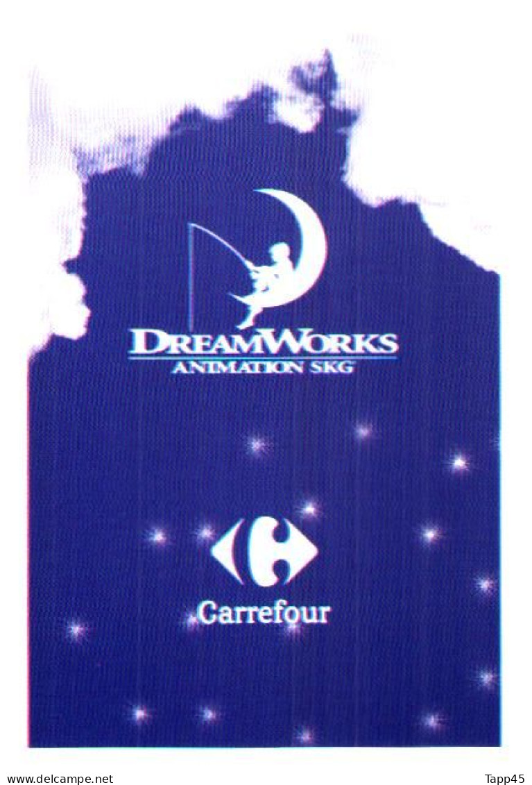 DreamWorks >Animation Skg > Carrefour > 10 cartes > Réf T v 13/3/18