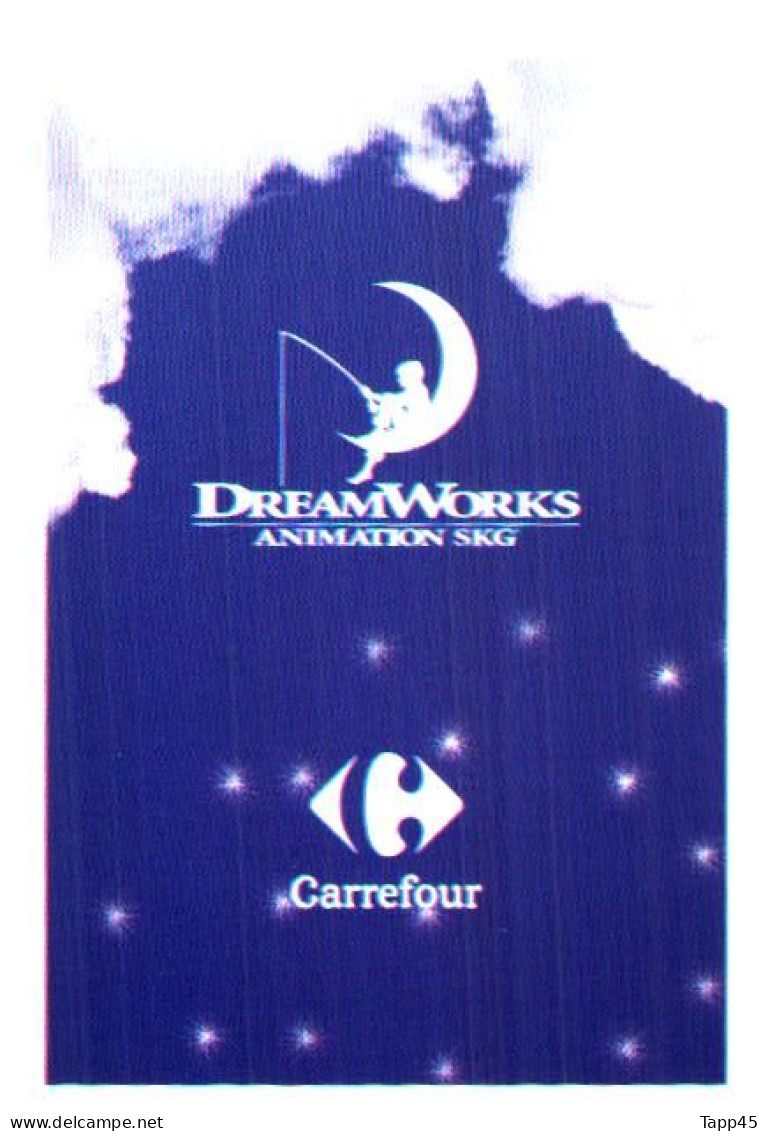 DreamWorks >Animation Skg > Carrefour > 10 cartes > Réf T v 13/3/18